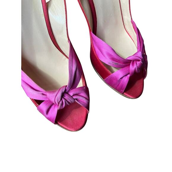 Satin Red Christian Louboutin Pump - Picture 3 of 7
